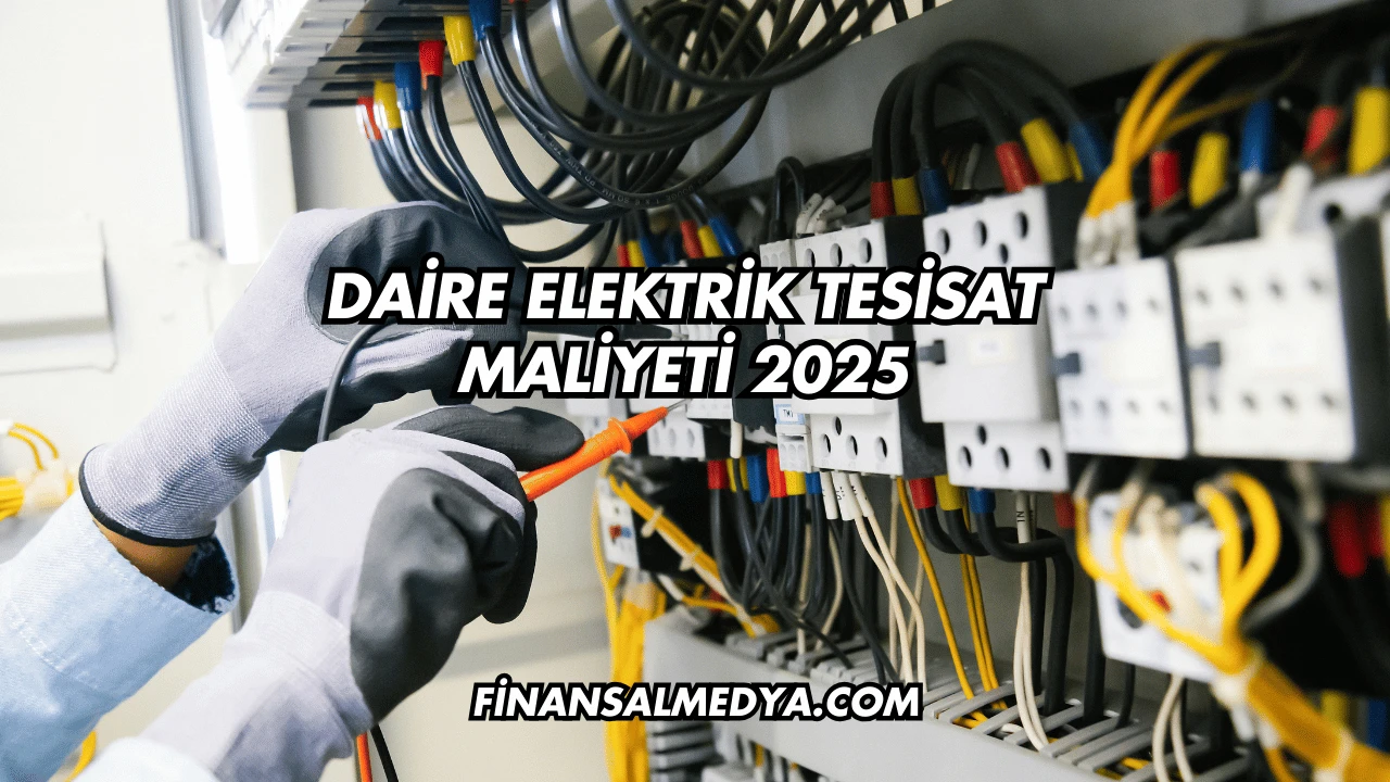 Daire Elektrik Tesisat Maliyeti 2025