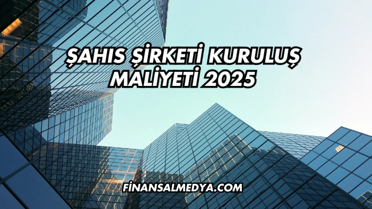 Şahıs Şirketi Kuruluş Maliyeti 2025