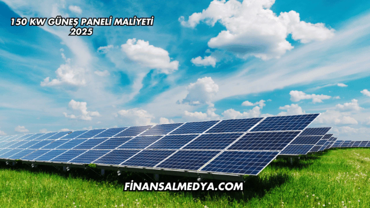 150 kW Güneş Paneli Maliyeti 2025