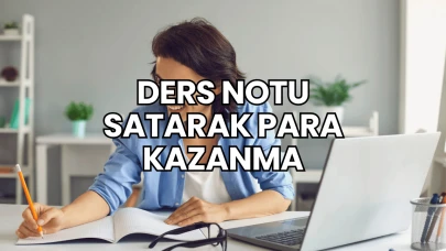 Ders Notu Satarak Para Kazanma